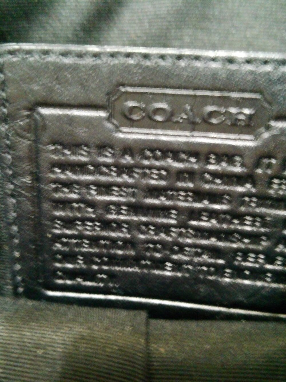 COACH BLACK SHOULDER BAG AND WALLET GOOD CONDITION - Picture 3 of 13